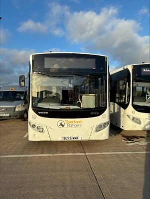 The new additions are expected to travel more than 230,000km annually, carrying passengers on the daily T1, T2, and T3 Thetford Rangers services, which run through the town and its surrounding forest corridor.