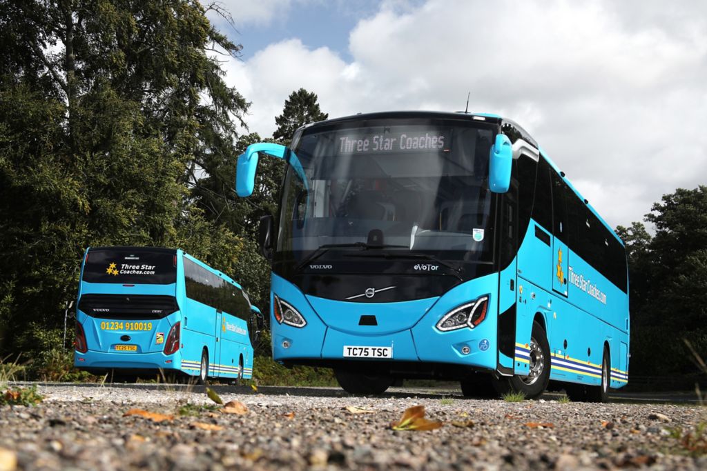 Luton-based Three Star Coaches has taken delivery of a second new Volvo B8R MCV eVoTor 53-seat coac