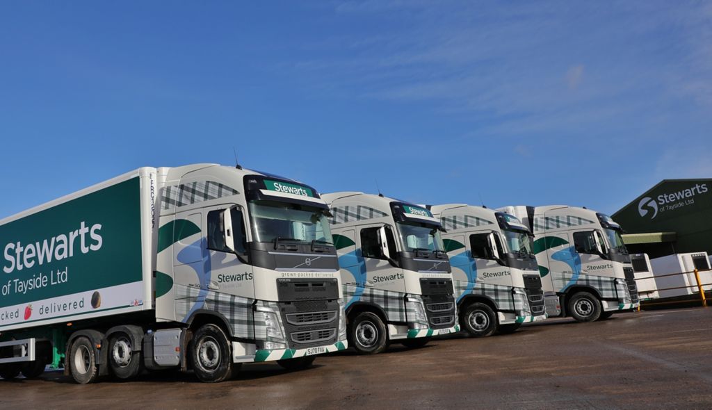 Stewarts of Tayside freshens up its fleet with new Volvo FH trucks