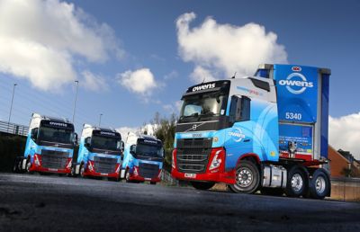 Owens Group has started taking delivery of 30 Volvo tractor units following the strong performance seen in 60 models delivered to the company in 2021.