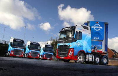Owens Group has started taking delivery of 30 Volvo tractor units following the strong performance seen in 60 models delivered to the company in 2021.
