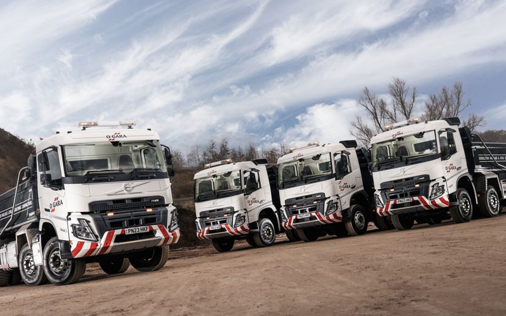 Robust reliability sees O'Gara welcome four new Volvo FMX tippers