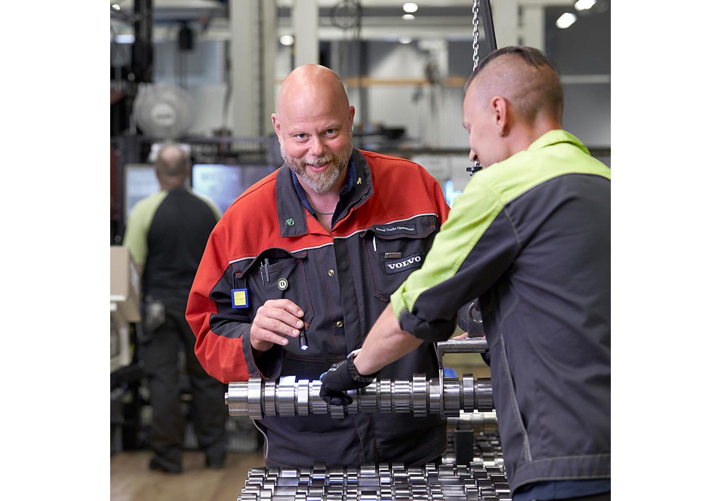 Generations meet at Volvo’s engine plant in Skövde