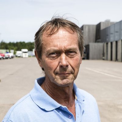 Fornøayd kursdeltaker Steinar. Foto. 