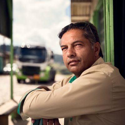 Truck driver Aldinan Cézar Rodrigues