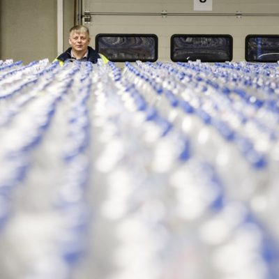 Temperature-controlled goods lined up in front of Antti Airaksinen