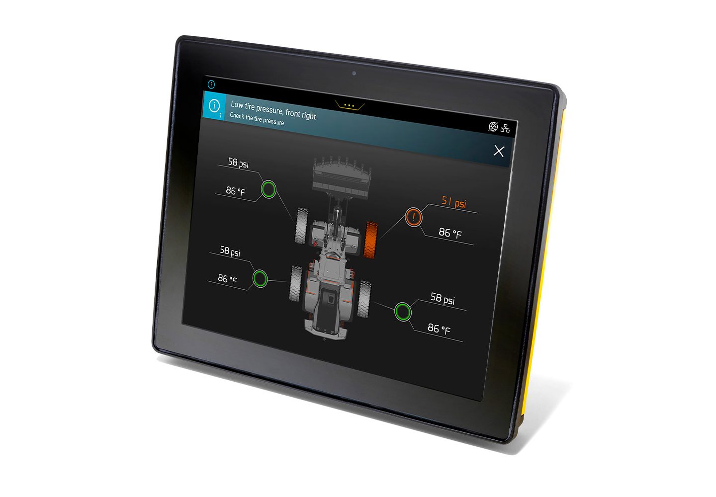 Tire pressure monitoring system app