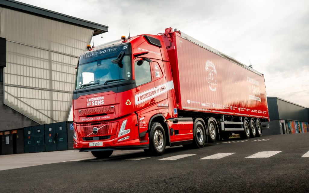 James Dickinson take delivery of the newest Volvo Aero product