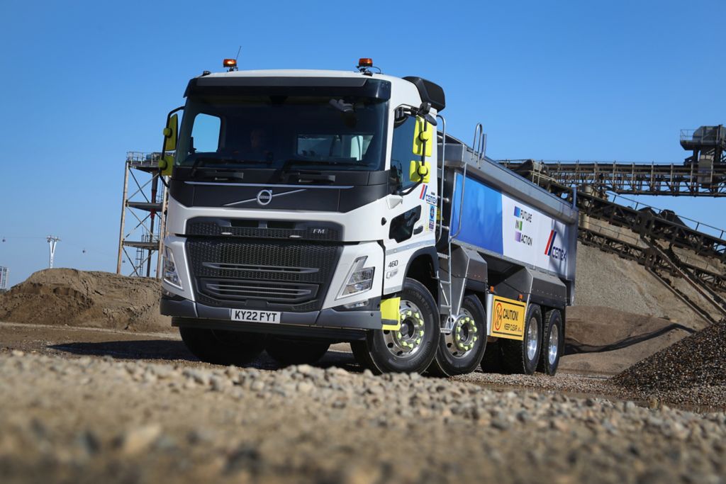 Ten new Volvo FM tippers fit the bill for Cemex's safety vision