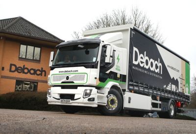 Ipswich-based Debach has added a new Volvo FE Electric to its busy operation.