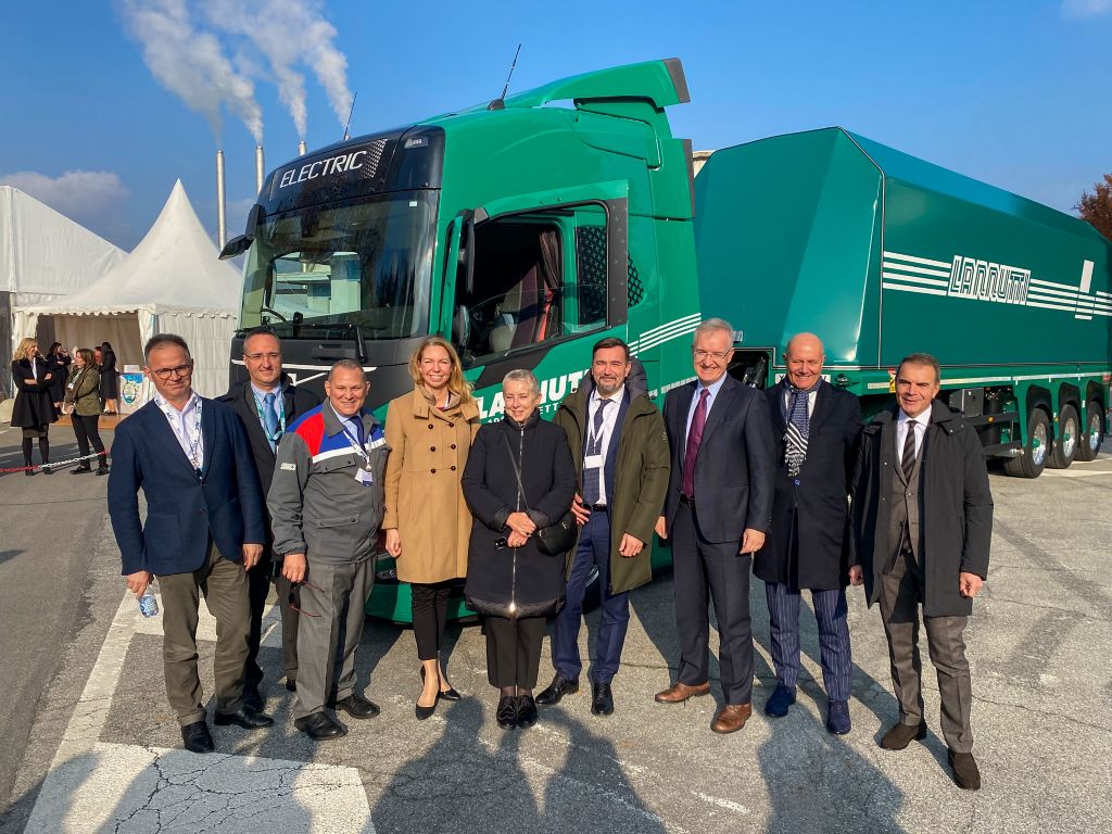 Nella flotta Lannutti entra un Volvo FM Electric, primo di un accordo che prevede un totale di venti veicoli elettrici.