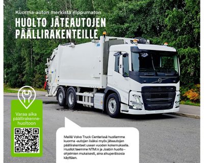 Huolto jäteautojen päällirakenteille