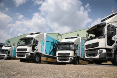 Nortrade has added four new Volvo FE 4x2 18-tonne rigids to its delivery fleet.