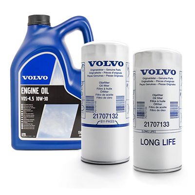 Volvo Trucks huolto moottoriöljyn ja öljynsuodattimien vaihto