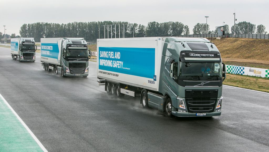 Autonomiczny samochód ciężarowy Volvo