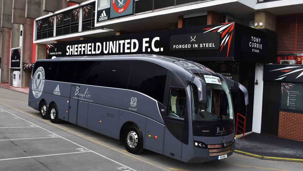 Bayliss Travel takes delivery of B11R SC7 for Sheffield United football team contract