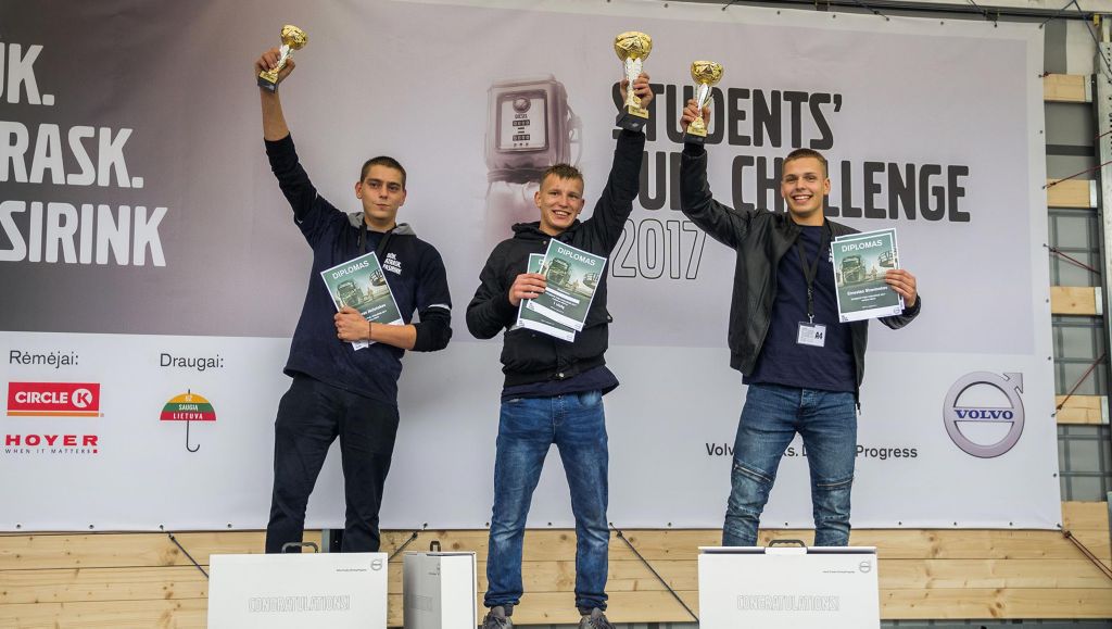 Volvo Lietuva inicijuotas projektas finišavo unikaliu „Students‘ Fuel Challenge“ renginiu