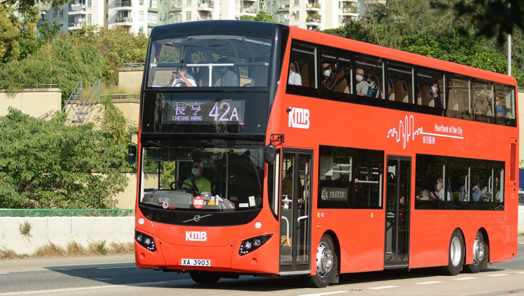 Volvo B8L double deck Bus