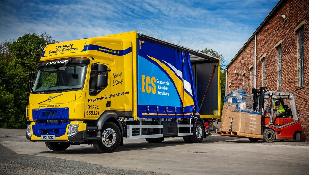 Volvo FL rigid on the road