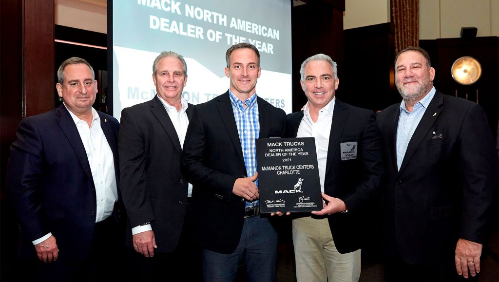 Mack Trucks Names McMahon Truck Centers as its 2021 North American Dealer of the Year