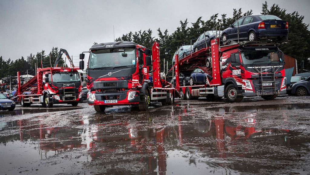 Charles Trent Ltd, has taken delivery of six new Volvo trucks