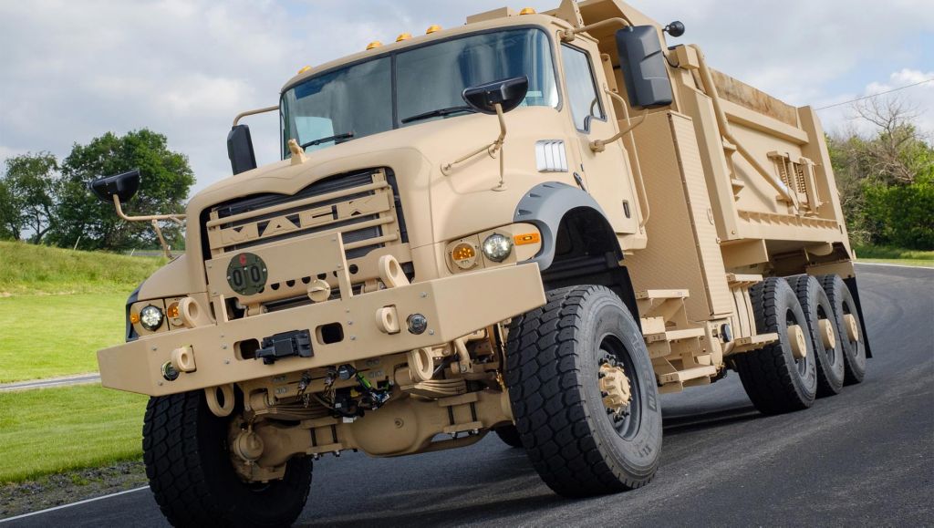 Mack Defense M917A3 Heavy Dump Trucks  Meet Specification with CARC Coatings