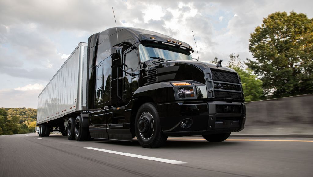 Mack truck Black