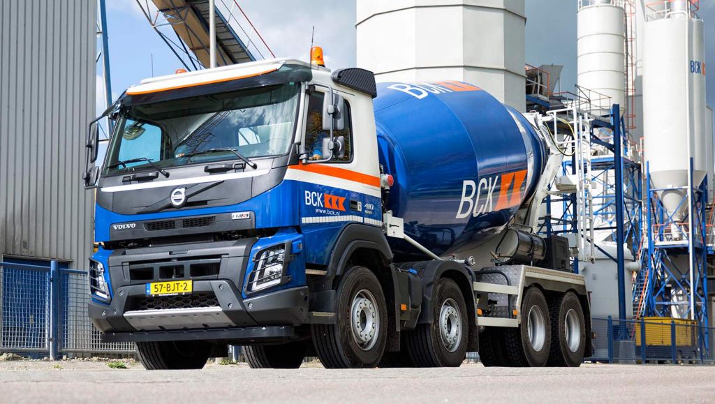 Betonmortel Centrale Koudekerk (BCK) heeft wederom een Volvo FMX betonmixer aangekocht