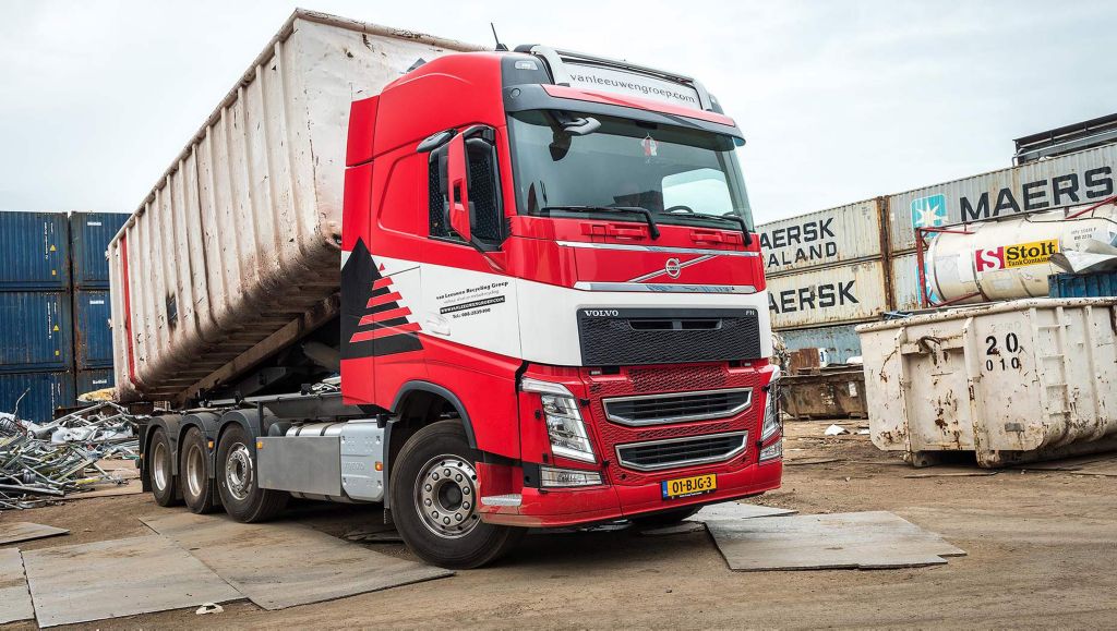 Van Leeuwen Recycling Groep groeit met Volvo Trucks