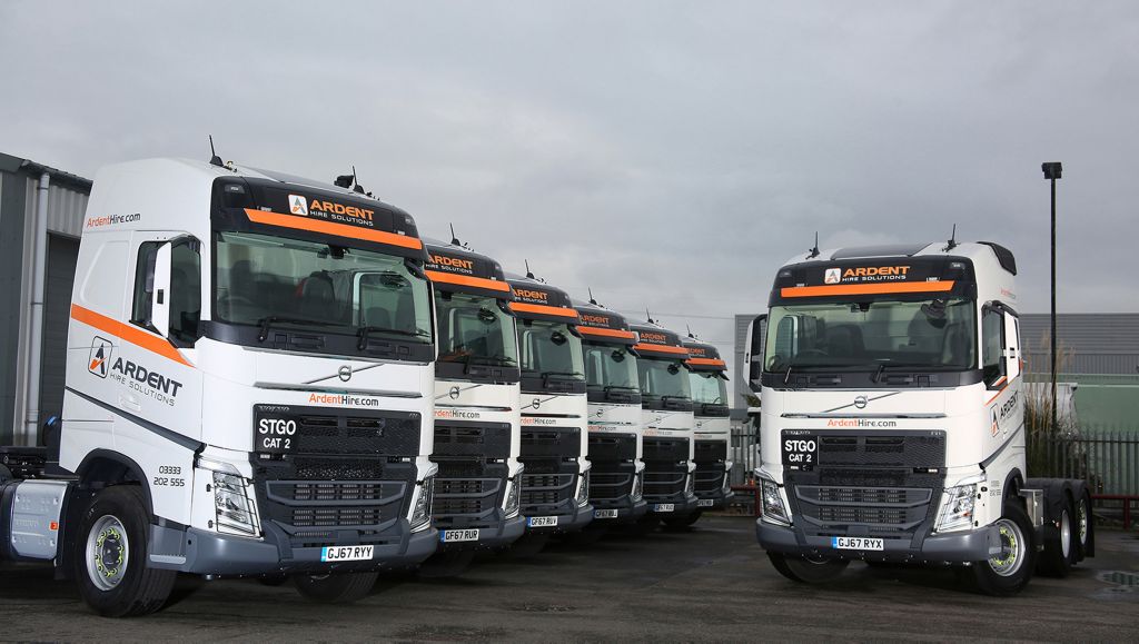 Ardent Hire Solutions Ltd has taken delivery of five new Volvo FH tractor units