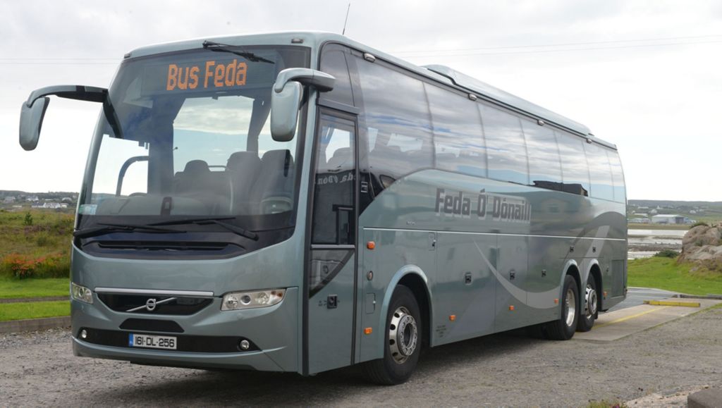 Volvo has delivered a new integral B11R 9700 coach to Bus Feda in Donegal.