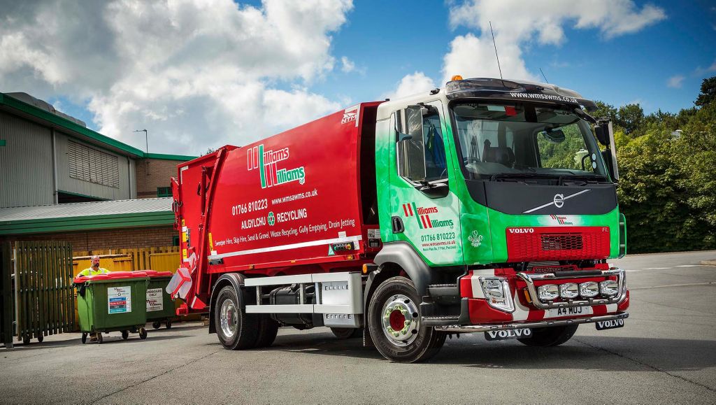 A high specification Volvo FL 4x2 rigid Refuse Collection Vehicle 