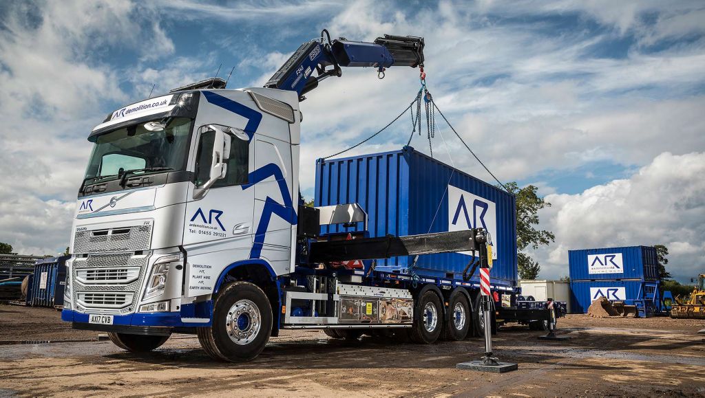 Carlton, Leicestershire-based A.R. Demolition Ltd has taken delivery of its third Volvo FH 8x4 Tridem rigid truck.