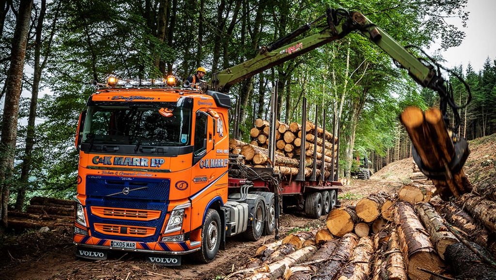 Dufftown-based round timber transporters