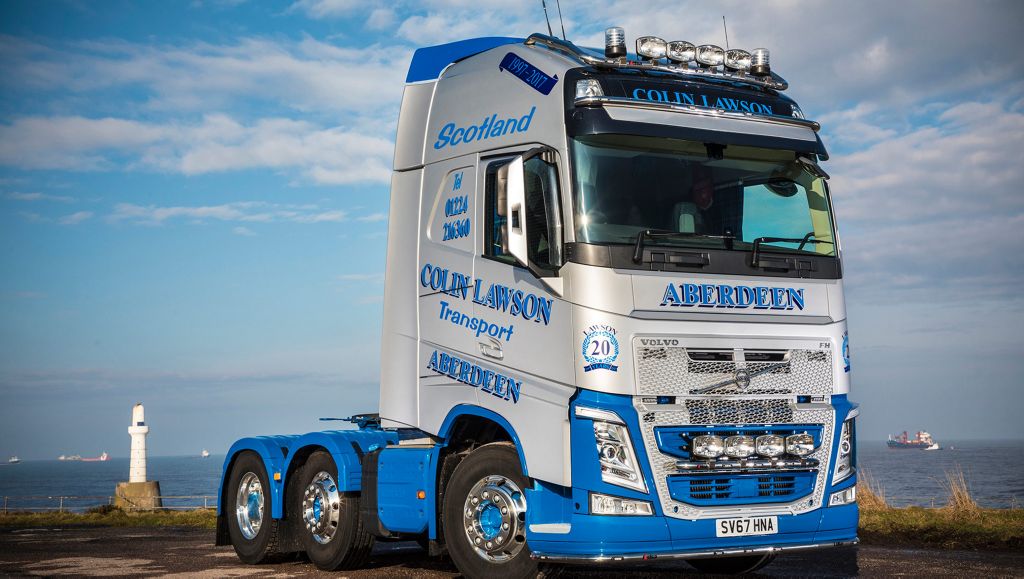Uniquely liveried Volvo FH-500