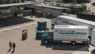 Volvo Trucks’ Customer Dependable Highway Express Reduces Carbon Footprint by Electrifying Southern California Distribution Facility