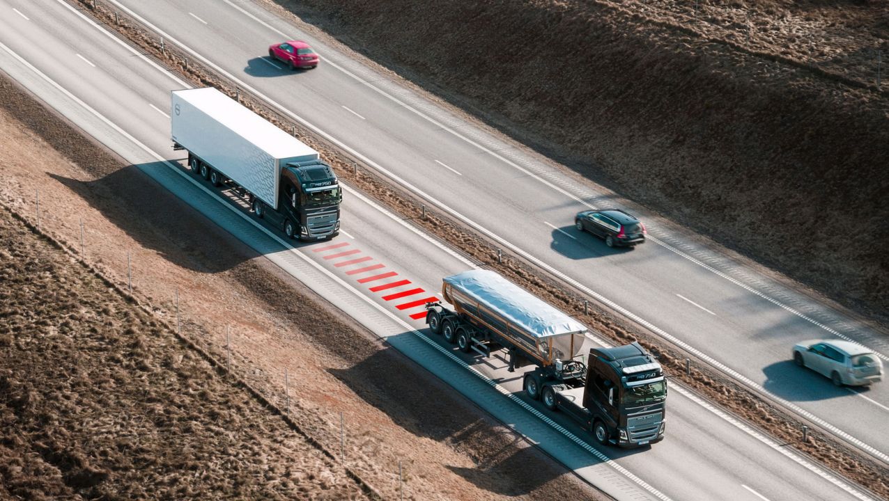 Distancia de alerta de Volvo Trucks