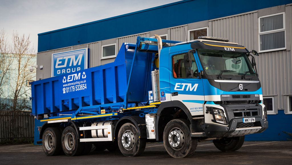 Volvo Trucks range brings change at ETM recycling