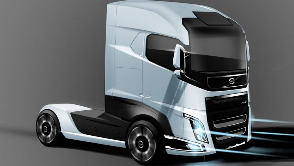 Illustrated Volvo Truck