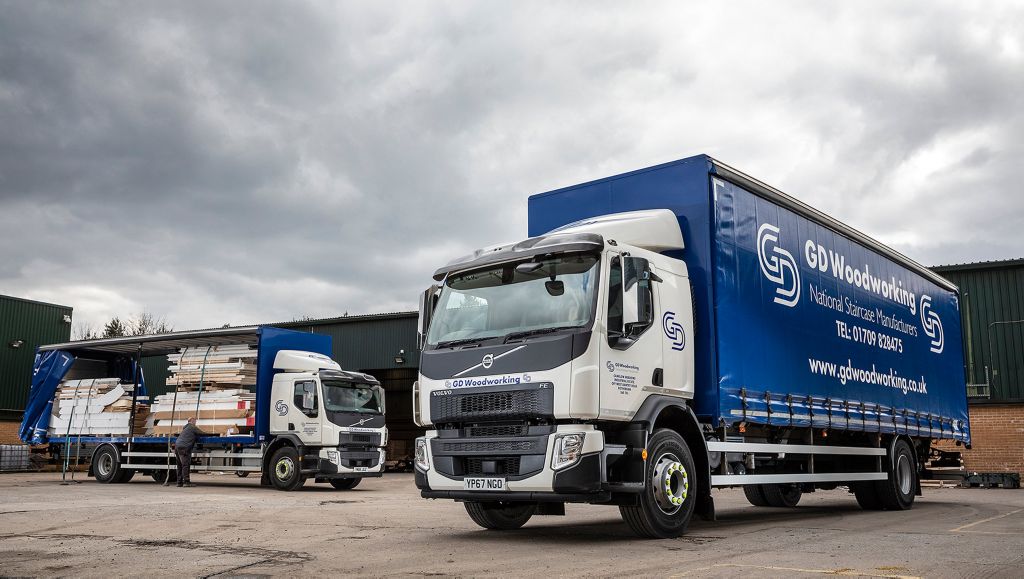 GD Woodworking Ltd has recently put a new Volvo FE rigid into service