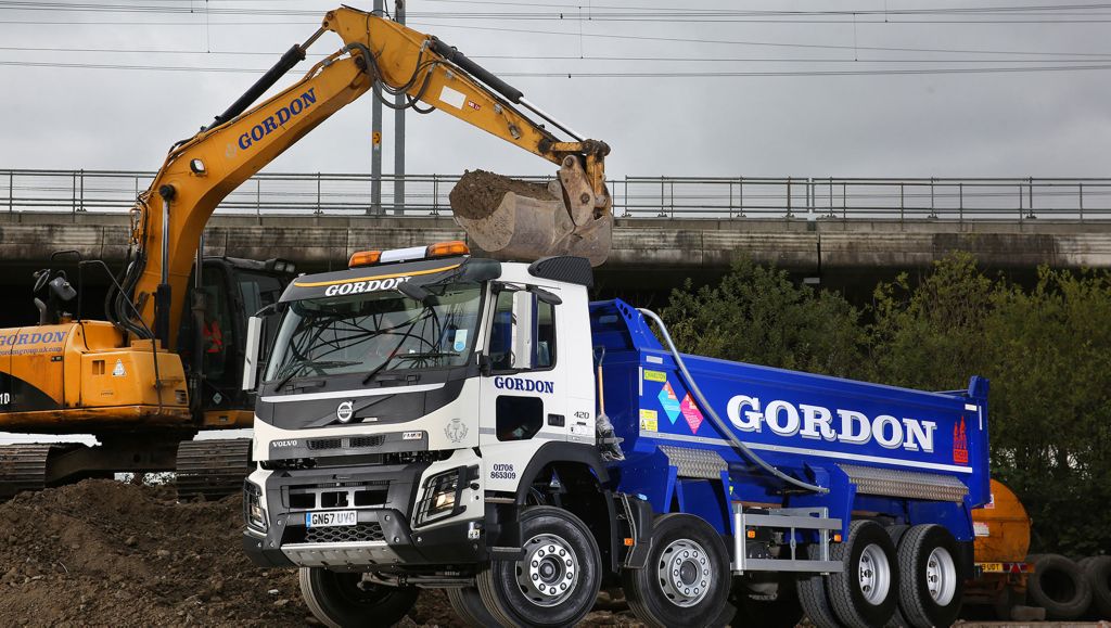Gordon Group is adding 30 new Volvo FMX 8x4 tippers to its fleet