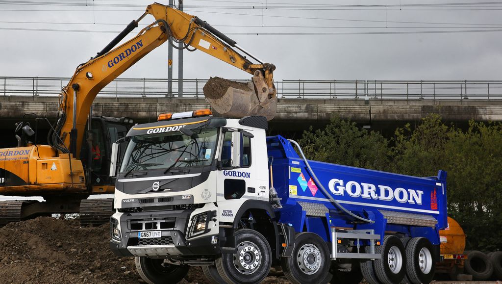 Gordon Group is adding 30 new Volvo FMX 8x4 tippers to its fleet