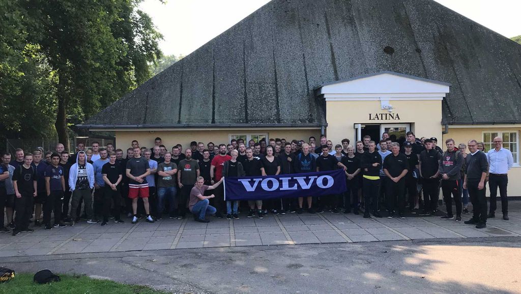 Volvo Danmarks elever og lærlinge mødtes til teambuilding