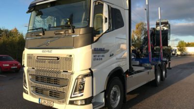 En av de Volvo Hyrlast-bilar som vi kan tillhandahålla.