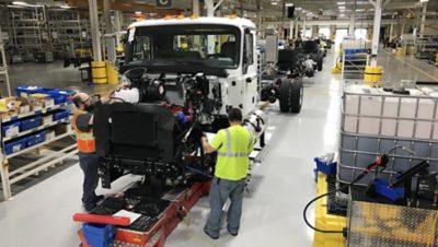 Mack® MD Series Trucks Begin to Roll Off Line at RVO in Preparation for Full Production