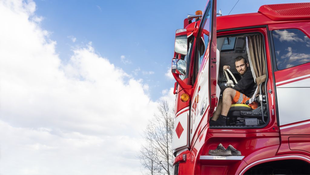 Pontus Andersson ser fram emot den goda stämningen på Trailer Trucking Festival på Mantorp Park. 