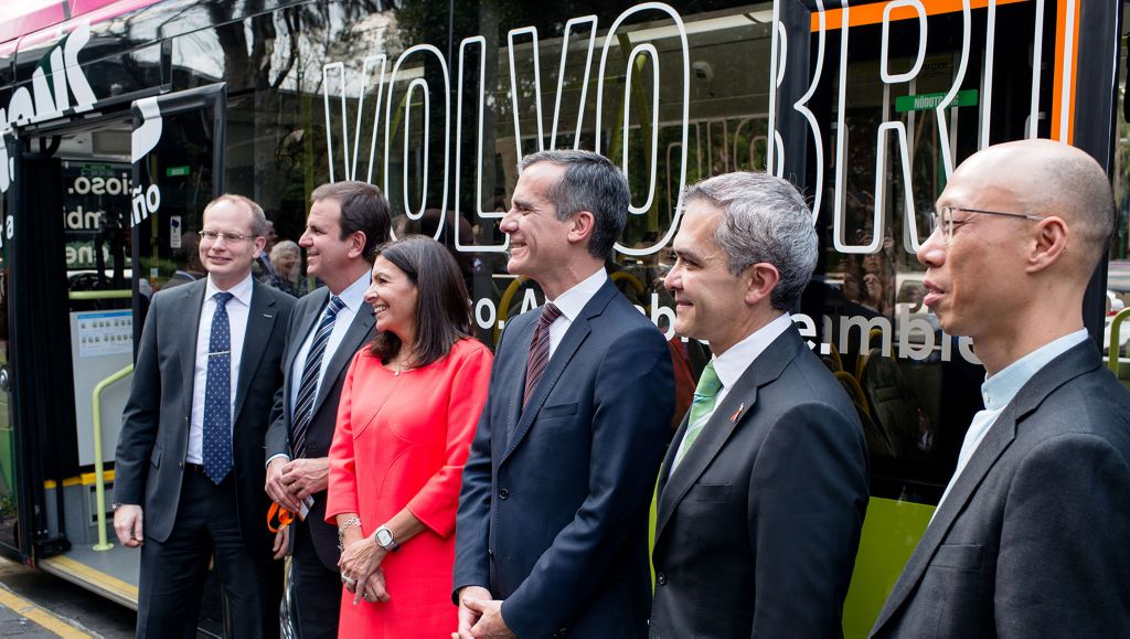 Mayors by the Volvo Electric Hybrid