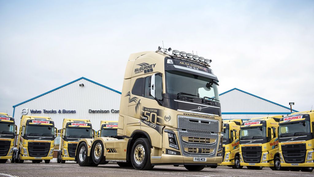 McBurney Transport Group adds 25 new Volvo trucks