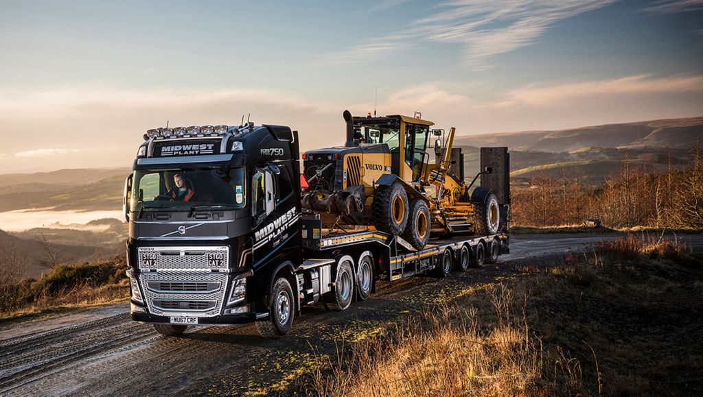 new Volvo FH16-750 6x4 tractor unit into operation