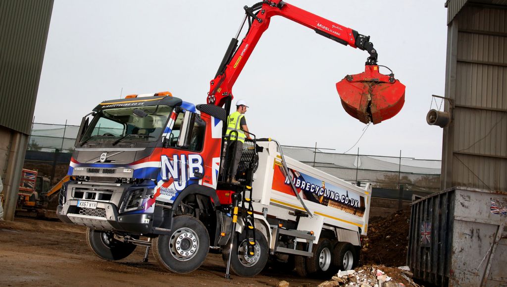 NJB Recycling’s new FL and FMX Volvo trucks